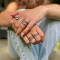 Silver Pyramid Stacker