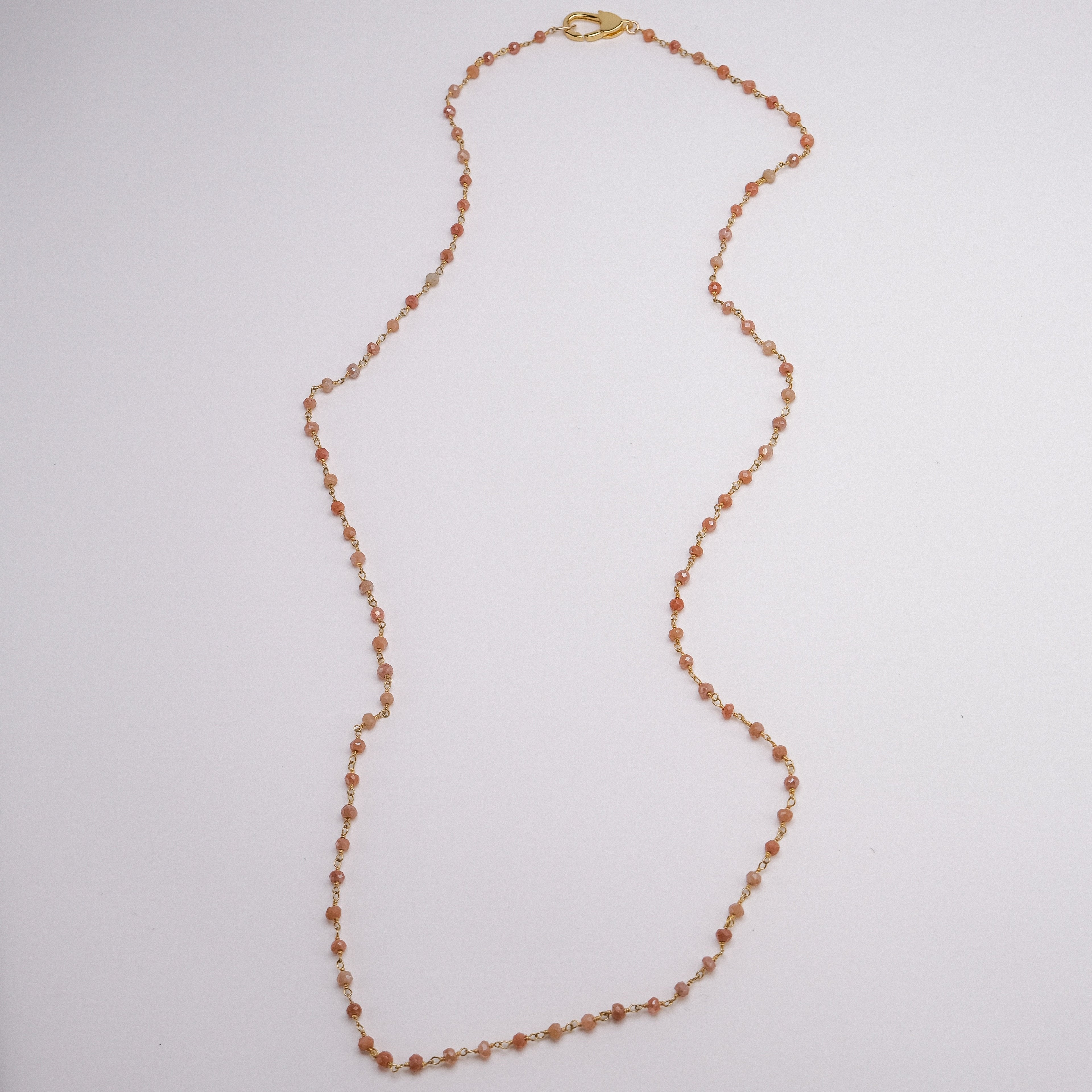 Gigi Peach Moonstone