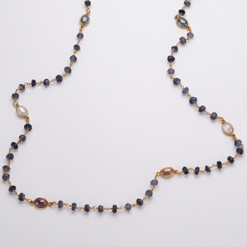 Gigi - Iolite & Opal