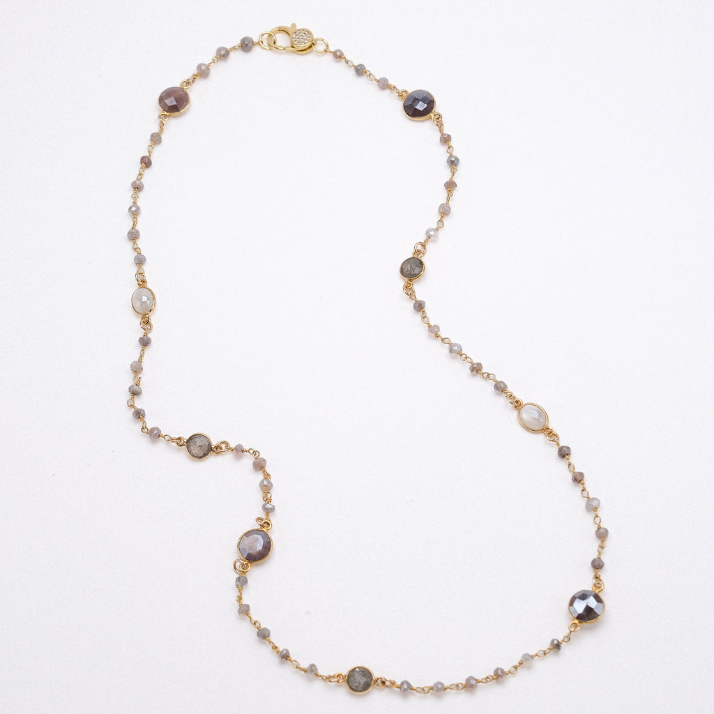 Gigi - Moonstone & Smokey Quartz