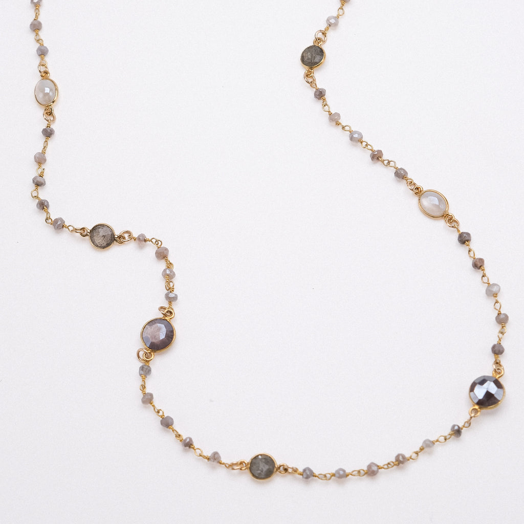 Gigi - Moonstone & Smokey Quartz