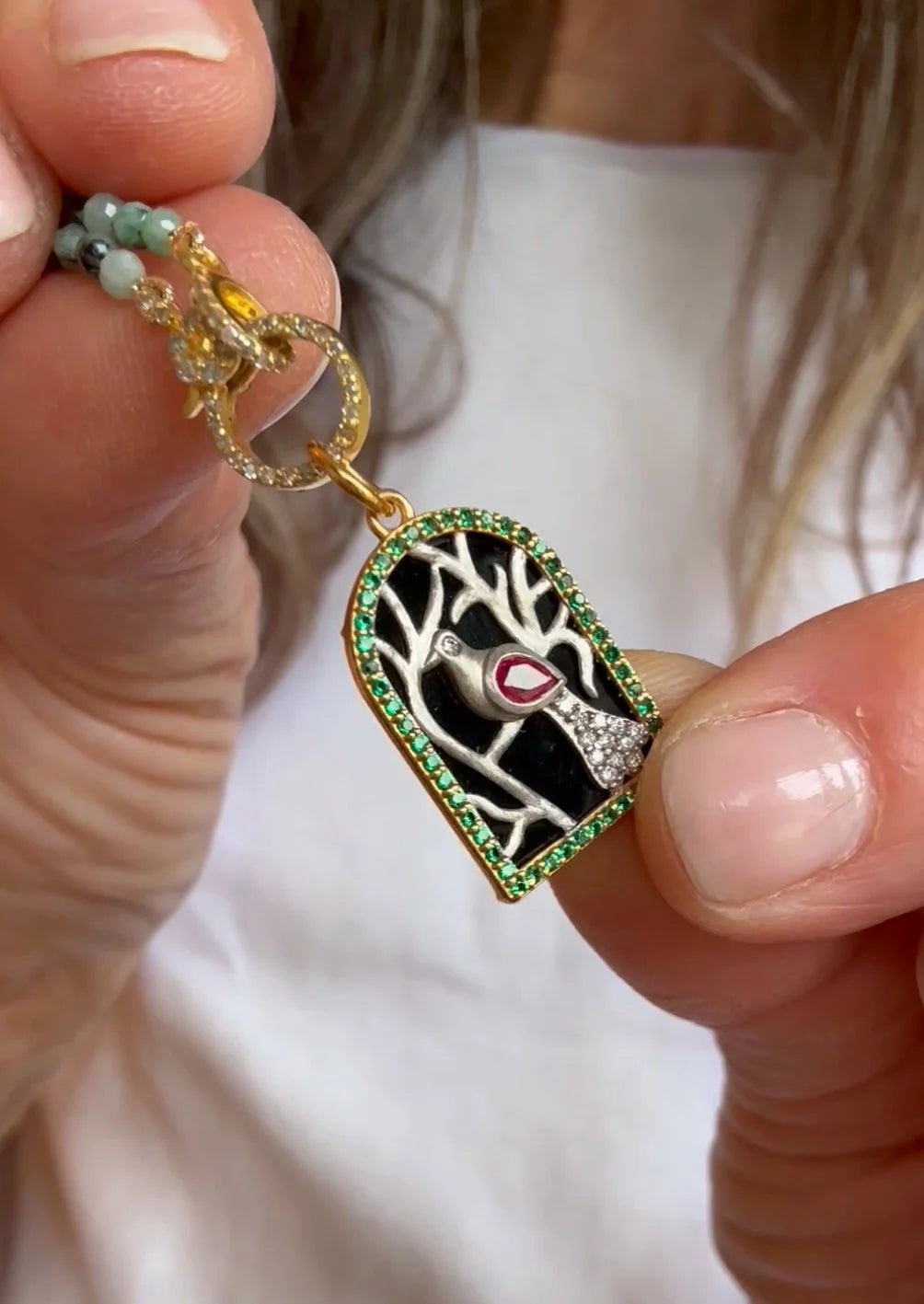 Peacock Charm