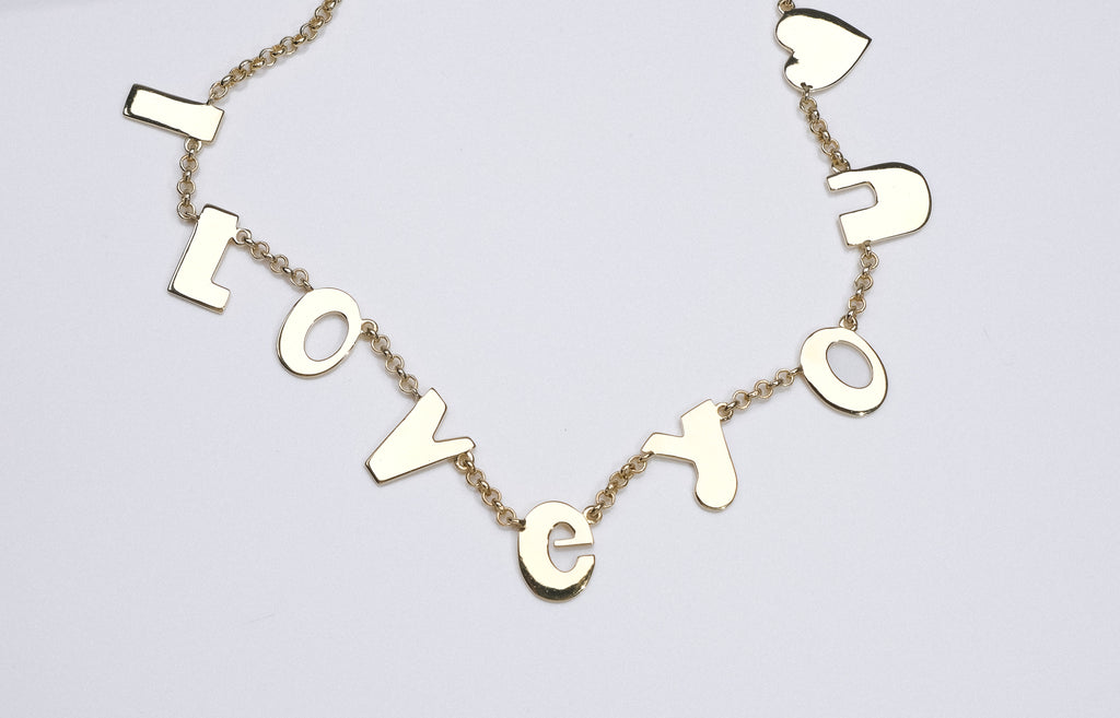 I Love You Necklace