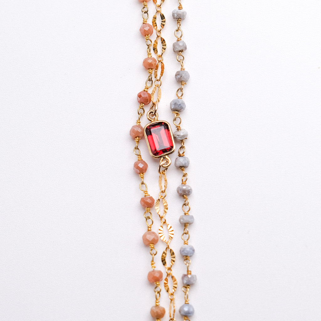 Gigi Bracelet - Tri-Moonstone