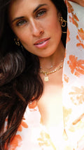 Gold Overlay Hoops