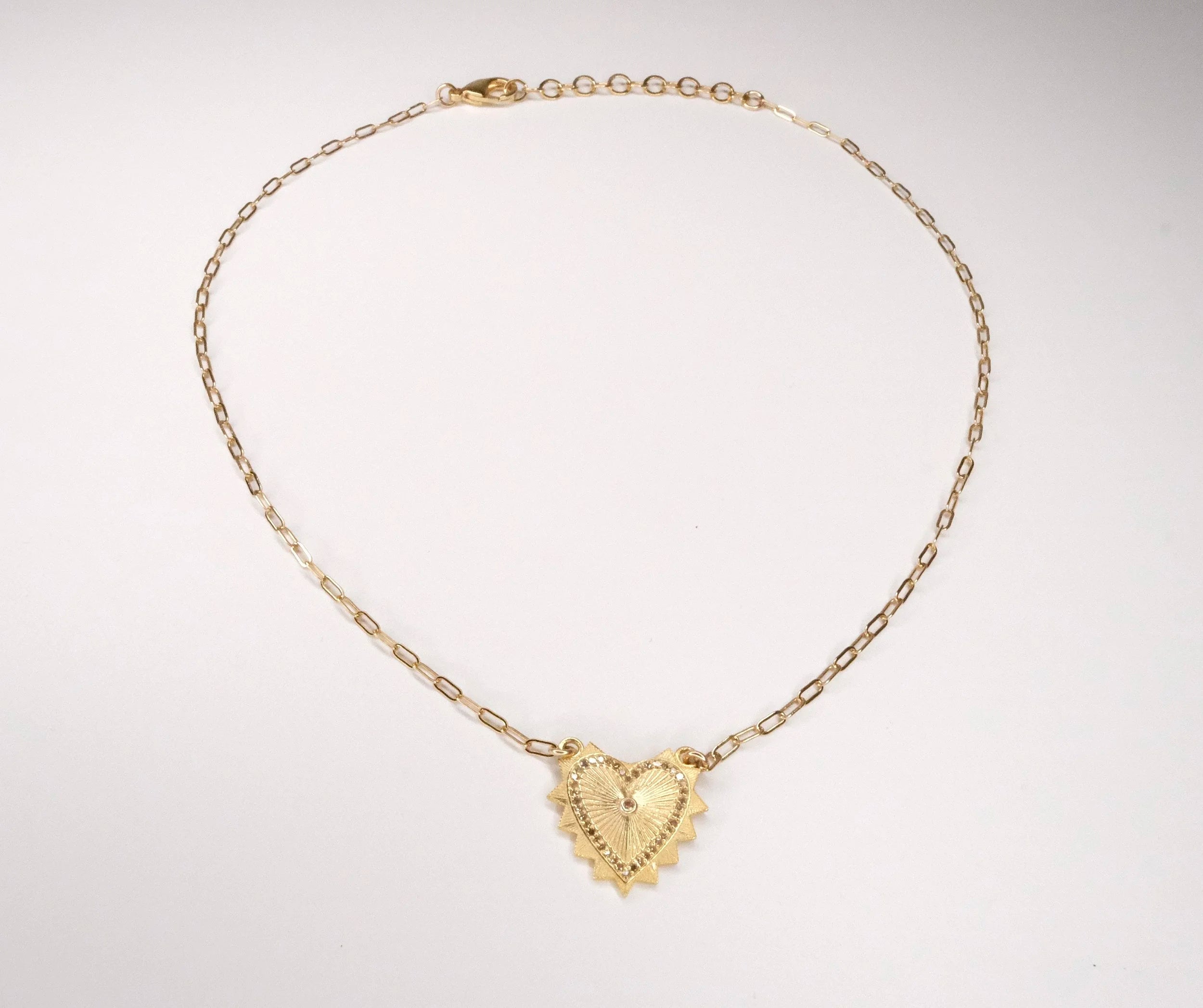 Small Jessica's Heart Necklace