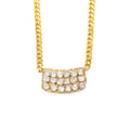 Rose Cut ID Necklace