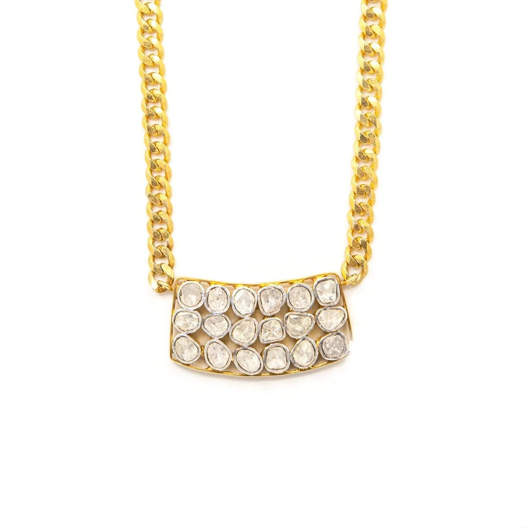 Rose Cut ID Necklace