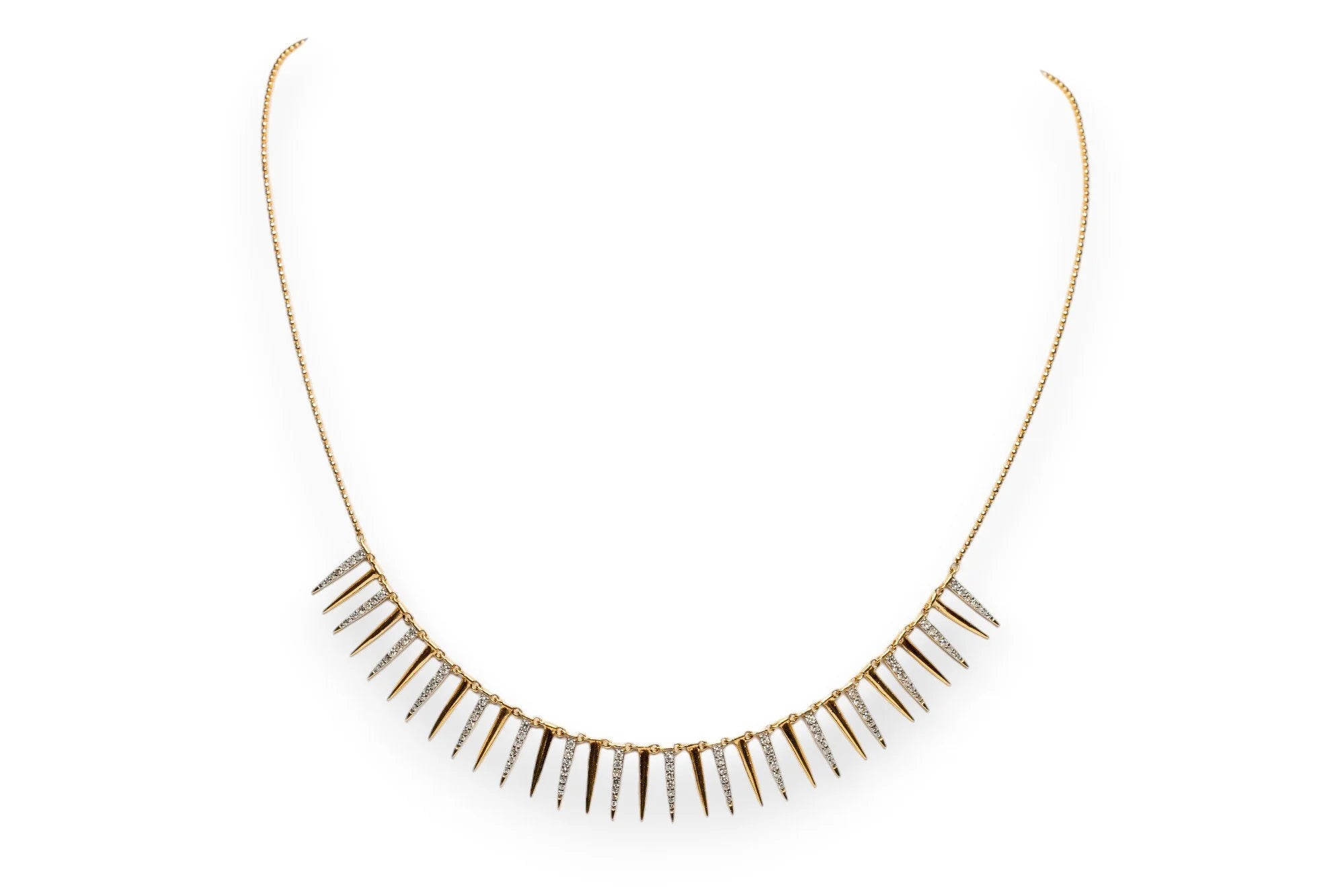 Large Gold Diamond Spike