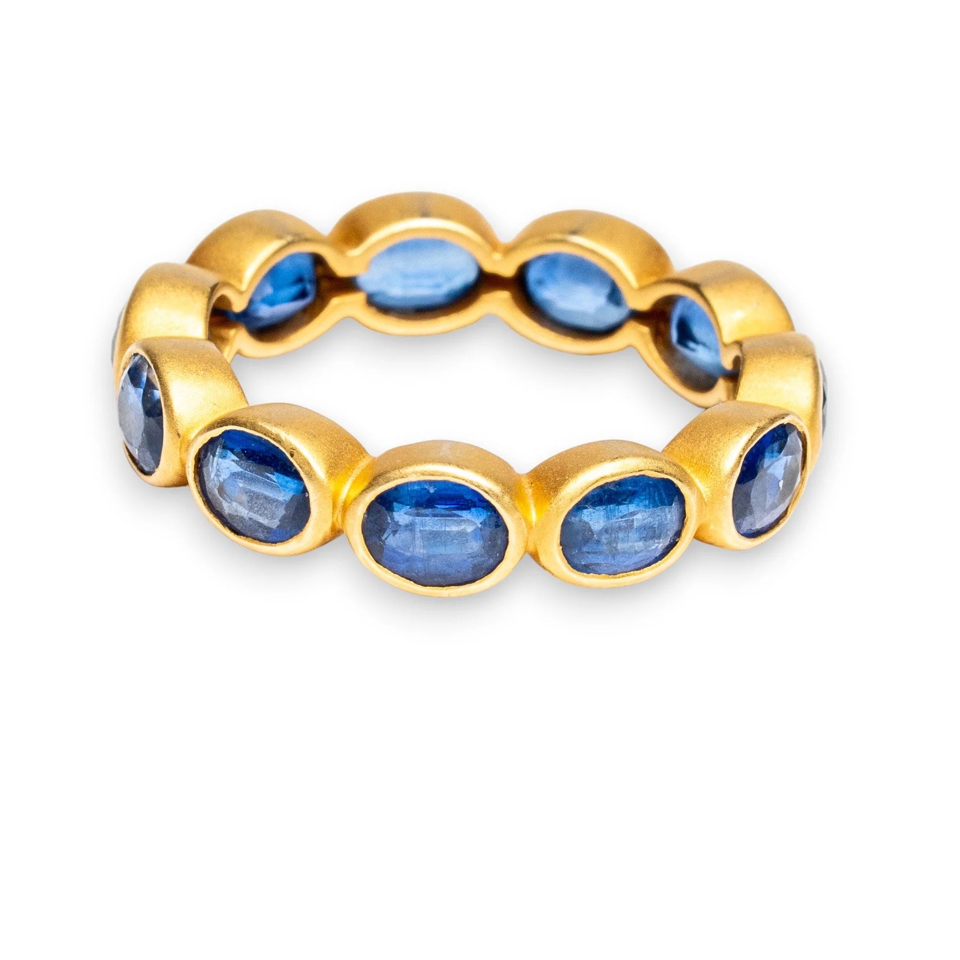 Camelot Ellipse Blue Sapphire