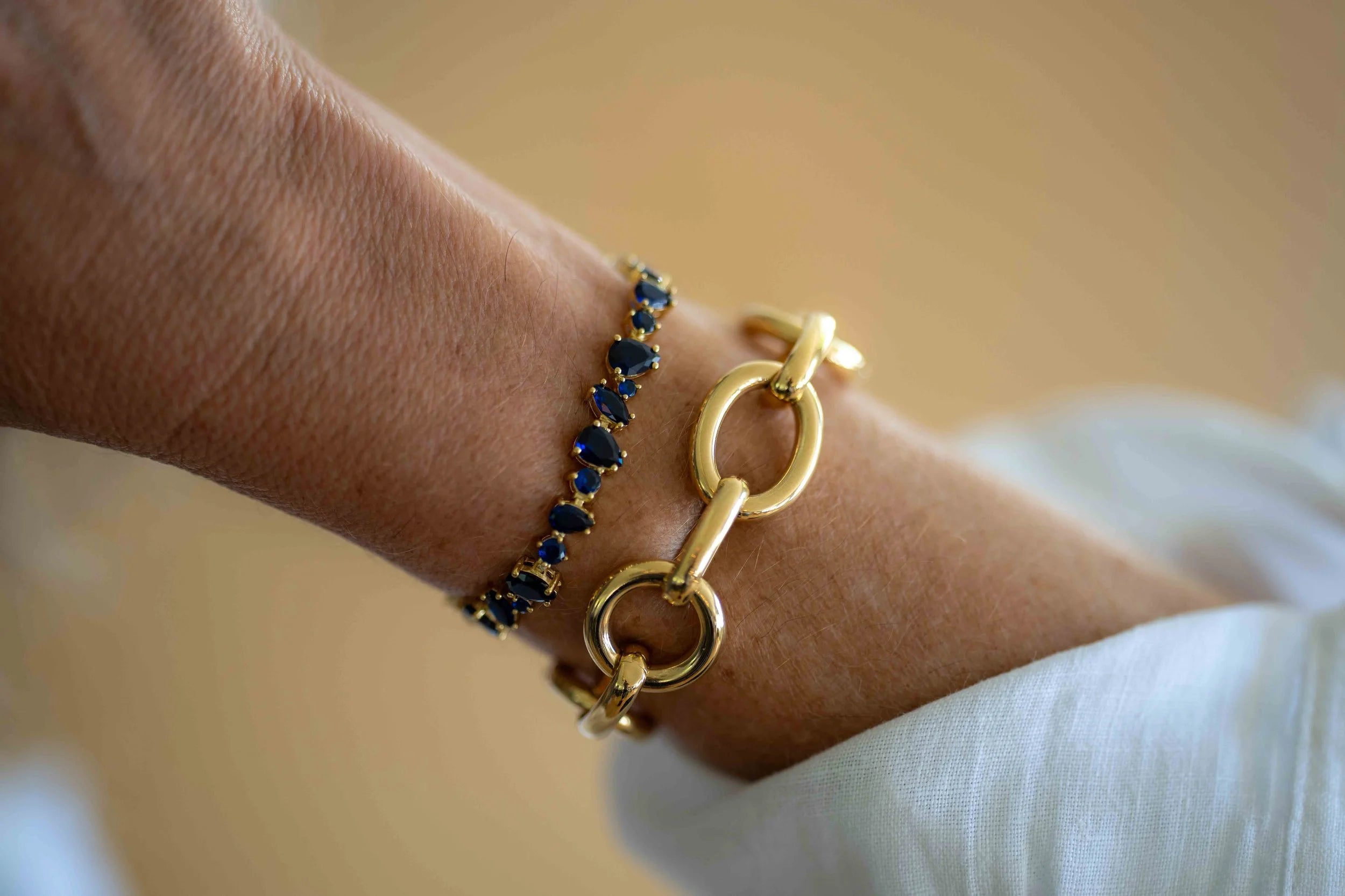 Ruby Gold Bracelet