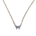 Diamond Butterfly Necklace