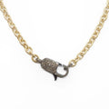 Gretchen Diamond Gold Mini Lock