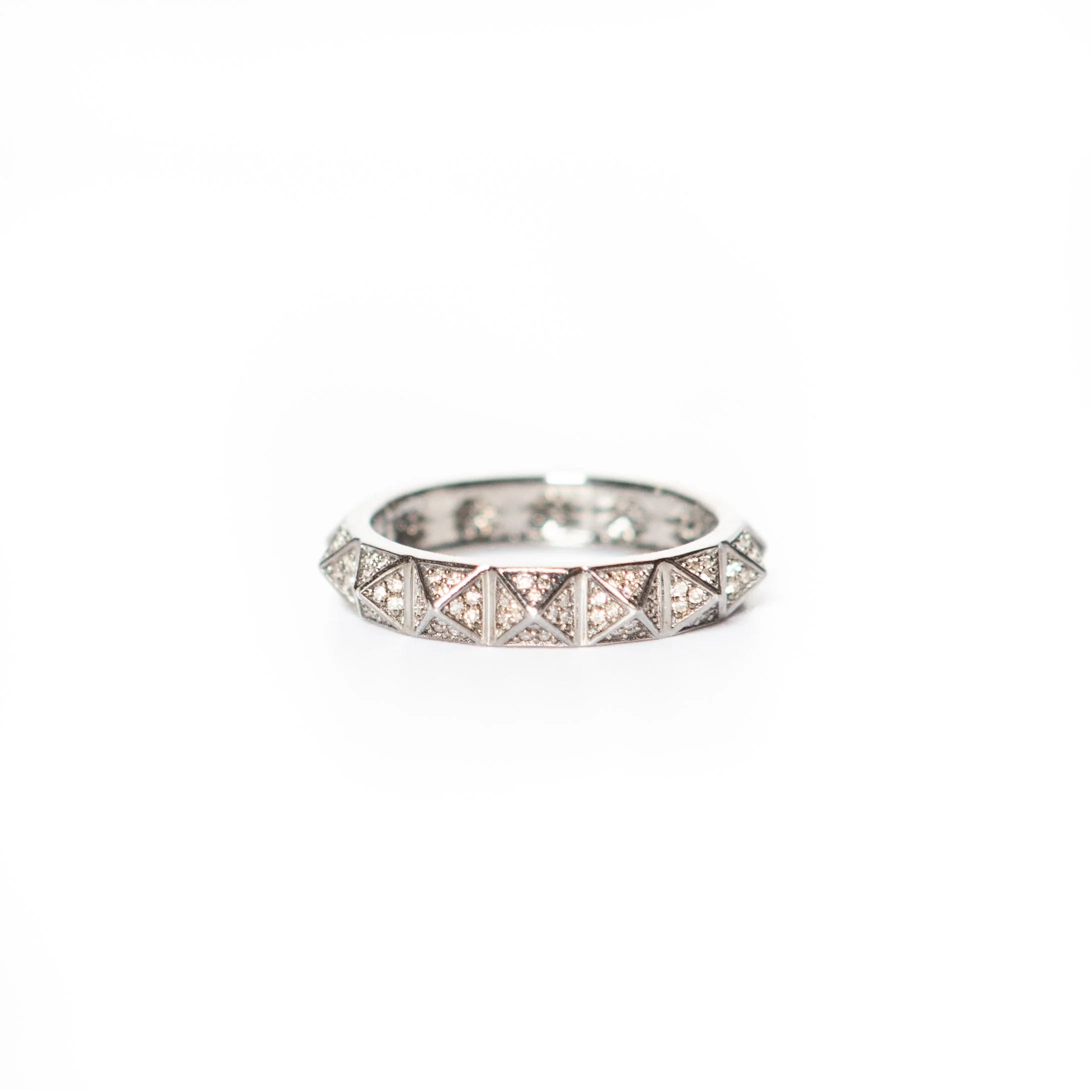 Diamond Pyramid Ring